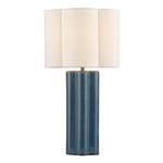 Fiyan Deep Blue And Ivory Shade Table Lamp FIY4223