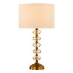 Antique Bronze And Ivory Faux Silk Shade