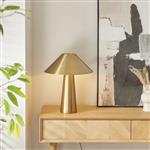 Isak Table Lamp Brushed Aged Brass Plate 118685