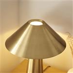 Isak Table Lamp Brushed Aged Brass Plate 118685