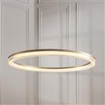 Lansina Brushed Gold Finish LED Hoop Pendant 120549