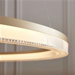 Lansina Brushed Gold Finish LED Hoop Pendant 120549