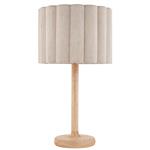 Olson Oak-Stained Ash Wood Table Lamp 120764