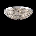 Ava 6 Lamp Chrome/Crystal Flush Ceiling Light IL30188