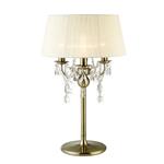 Antique Brass & Cream Shade