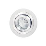 Basico GU10 Round Satin Nickel And Chrome IP20 Recessed Downlight MC0001