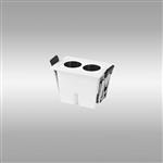Blau LED 3000K White Double Rectangular Recessed Downlight M9128