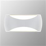 Butan LED IP65 12 Watt White Up And Down Outdoor Wall Light M8902