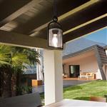 Maya IP54 Anthracite Ceiling Pendant Lantern M6555