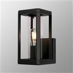 Nevada IP65 Matt Black Upward Facing Outdoor Wall Light M8897