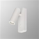 Notte White Adjustable Head Switched Spotlight M8873