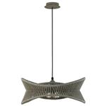 Polinesia Large IP44 Dark Beige Outdoor Pendant M7130