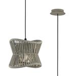 Polinesia Small IP44 Dark Beige Outdoor Pendant M7131
