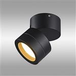 Saler IP65 Dark Grey Round Adjustable Outdoor Spotlight M9100