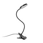 Casetto LED Black Clamp-On Desk Spotlamp 902492