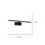Conetilla Small LED Black And White Diffuser Bathroom Mirror Wall Light 901847