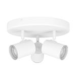 Consuma 1 IP44 Round 3 Light White Bathroom Ceiling Spotlight 901962