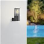 Cropani LED IP54 Matt Black Single Outdoor Wall Light 902441