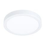 Fueva 6-Z LED IP44 CCT And RGB Round White Flush Bathroom Fitting 901376