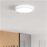 Fueva 6-Z LED IP44 CCT And RGB Round White Flush Bathroom Fitting 901376