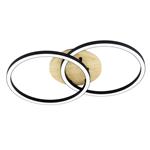 Lomaltas-Z LED Round Wood RGB And Tunable White Flush Fitting 901743
