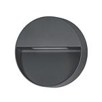 Maruggio LED IP65 Black Round LED Outdoor Wall Light 900888