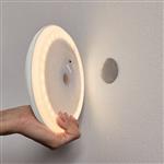 Porciano LED White Round Magnetic RGB CCT Rechargeable Sensor Wall Light 74123