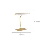 Riccione LED Brushed Brass CCT Touch Adjustable Reading Arm Table Lamp 901983