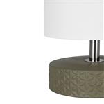 Romanoro Green And White Table Lamp 902647
