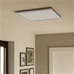 Rovito-R Large Square White LED IP44 Flush Tunable Bathroom Light 901462