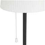 Scordiano -L Black And White IP44 Rechargeable USB Solar Outdoor Table Lamp 901898