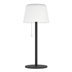 Scordiano -L Black And White IP44 Rechargeable USB Solar Outdoor Table Lamp 901898