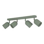 Tilston Directional Four Light Matt Green Steel Ceiling Spotlight 44135
