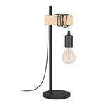 Townshend Black And Light Wood Table Lamp 43515