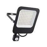 Guard LED 50 Watt PIR IP65 Override Matt Black Floodlight 108675