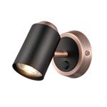 Matt Black & Brushed Copper