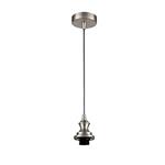 Refract Satin Nickel Single Pendant PCH231