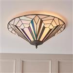 Astoria Multi Coloured Tiffany Ceiling Pendant 63935