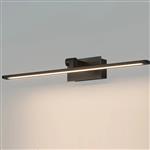 Abbeville Black LED IP44 Large Picture Wall Light 370439