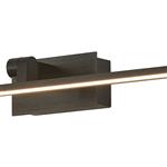 Abbeville Black LED IP44 Large Picture Wall Light 370439