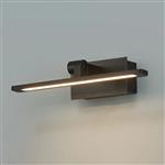 Abbeville Black LED IP44 Small Picture Wall Light 370433