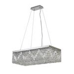 Abilene Polished Chrome And Crystal 12 Light Chandelier 367873 