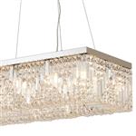 Abilene Polished Chrome And Crystal 12 Light Chandelier 367873 