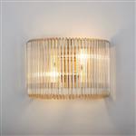 Brass With Smoke Brown Glass