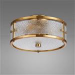 Brass With Clear Diamond Pattern Glass