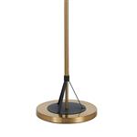Aiea Black And Satin Gold Floor Lamp 358172