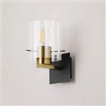 Akron Brass And Frosted Glass Wall Light 369024