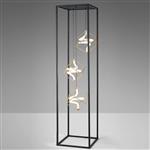 Ambrose Sand Black And painted Gold LED Dimmable Floor Lamp 354410