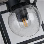 Anner Satin Black Small IP54 Outdoor Pendant 369598