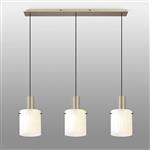 Light Gold And Gloss White Glass
